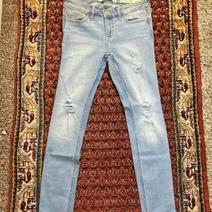 NWT Light Wash Low Rise Skinny Hollister Jeans